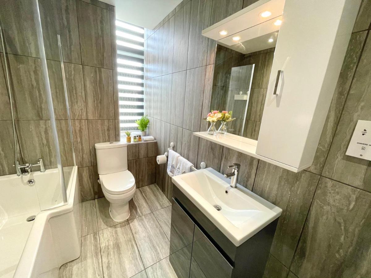 Modern Family Apartment Free Parking And Gym By Beach Bournemouth Luaran gambar